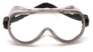 Pyramex, Top Shelf Chemical Splash Goggle Neoprene Strap; Clear Lens Gray Frame: PYX-G304TN