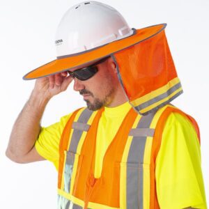 Cordova, Hard Hat, Neck Shade, Orange: #VHB100