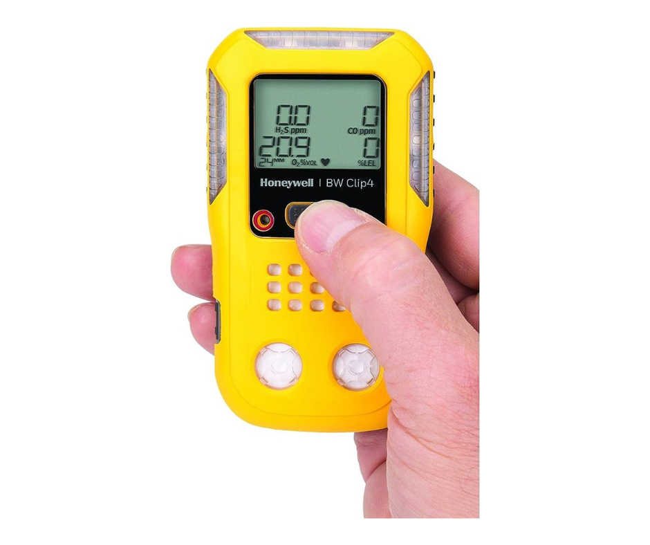 BW, Clip4 4-Gas Detector (O2, LEL, H2S, CO), North American: BWT-BWC4-Y ...