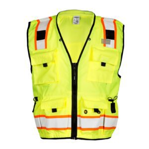 KISHIGO PROFESSIONAL SURVEYORS VEST LIME