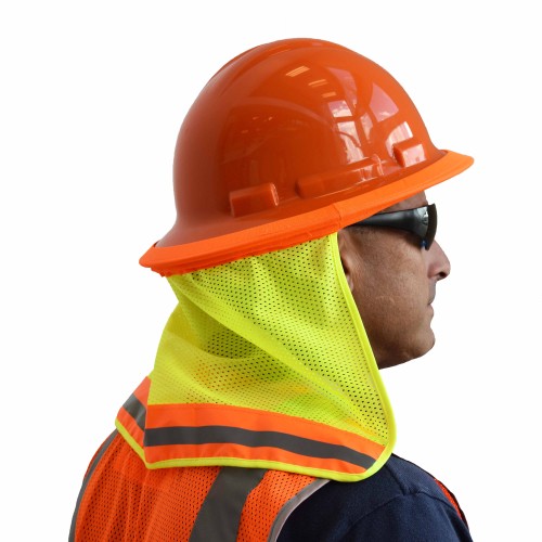 Cordova, Hard Hat Neck Shade, Lime: COR-VNS101 - Safety Vibes Inc.