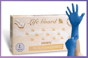 Lifeguard, Nitrile Gloves, 8 mil, Medical Gloves: LIF-6370