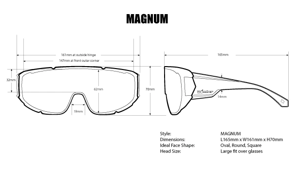 Bomber, MAGNUM Safety Eyewear: BOM-MG - Image 7