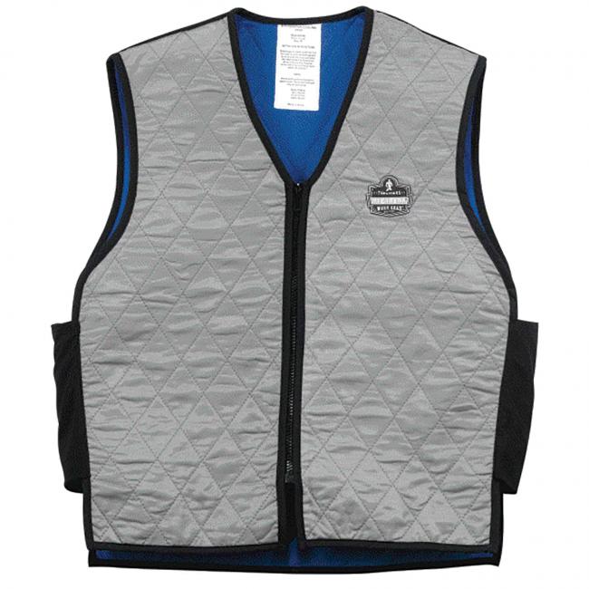 Chill-Its 6665 Evaporative Cooling Vest - Embedded Polymers, Zipper Closure