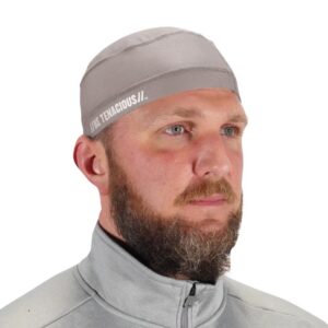 Download full-size image front view of gray 6632 cooling skull capperformance knit fabric: soft, durable, stretchable fabric. one size fits most: elastic band fits snug and comfortable to head. machine washablehours of cooling: when wet, cooling is immediate and can last for hours.moisture-wicking: when dry, will absorb sweat and wick moisture away. Available in gray, black, lime, orange, and bluesun protection: upf 50+ protection from harmful uv rays.reflective accents: offers visibility in low-light situations. anti-odor treatment: for long-lasting freshness.low-profile design: fits comfortably under any hard hat or helmet. Chill-Its 6632 Cooling Skull Cap - Performance Knit