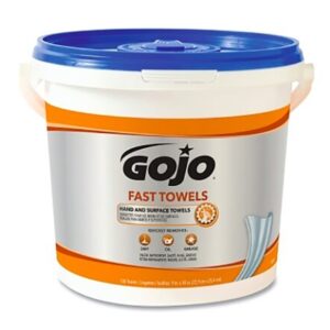 FAST WIPES® Hand Cleaning Towels, Citrus, Wet Wipe Bucket, 130