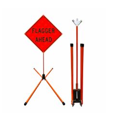 Heavy Duty Steel Double Spring Sign Stand