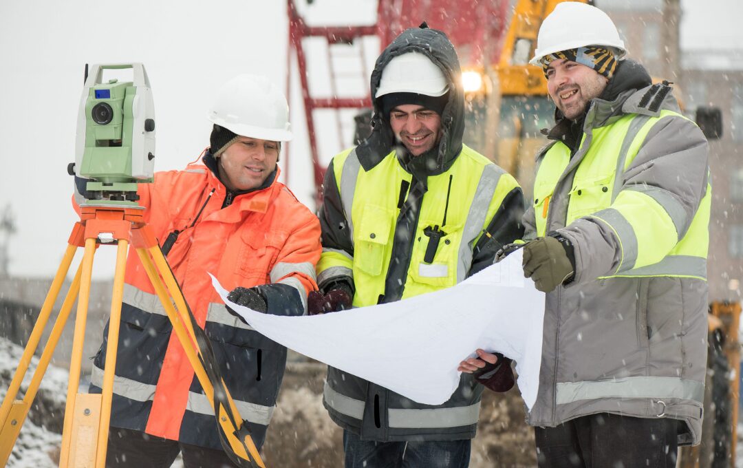 Winter Construction Workers