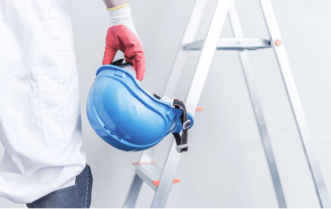painter with a hardhat