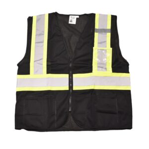 Cordova, COR-BRITE®, Non-Rated, Black Mesh Vest: COR-VZB242P