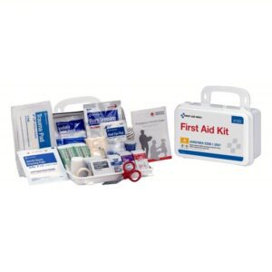 First Aid Kit, Plastic 76 Components, 10 Person, Class A: FAO-91322