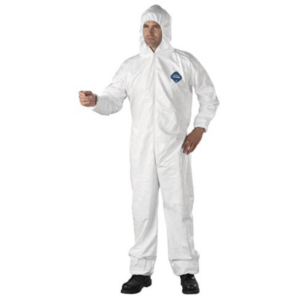 DuPont™ Tyvek® Respirator Fit Hood Coverall, Elastic Wrist and Ankle: DUP-TY127S