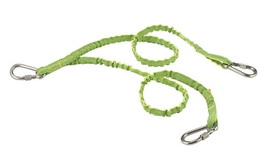 Ergodyne Twin Leg Tool Lanyard - Stainless Triple Carabiners - 15lbs: ERG-19083