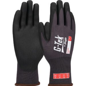 PIP, G-Tek® Premium Nylon Spandex Seamless Knit Glove with Foam Nitrile Coating: PIP-34-840