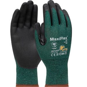 PIP, MaxiFlex® Cut™ Seamless Knit Engineered Yarn Glove with Premium Nitrile Coated MicroFoam Grip: PIP-34-8743