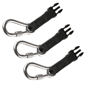 Ergodyne, Squids 3025 Retractable Tool Lanyard 3-Pack - SS Carabiner Attachments: ERG-19325