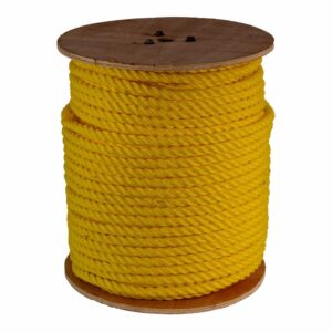 Palmer, 3-Strand Polypropylene Rope Monofilament, 3/8'X600': PAL-PPM3