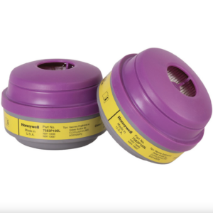 Honeywell North Organic Vapor and Acid Gas (OV/AG) Respirator Cartridge and P100 Filter: NOR-7583P100L