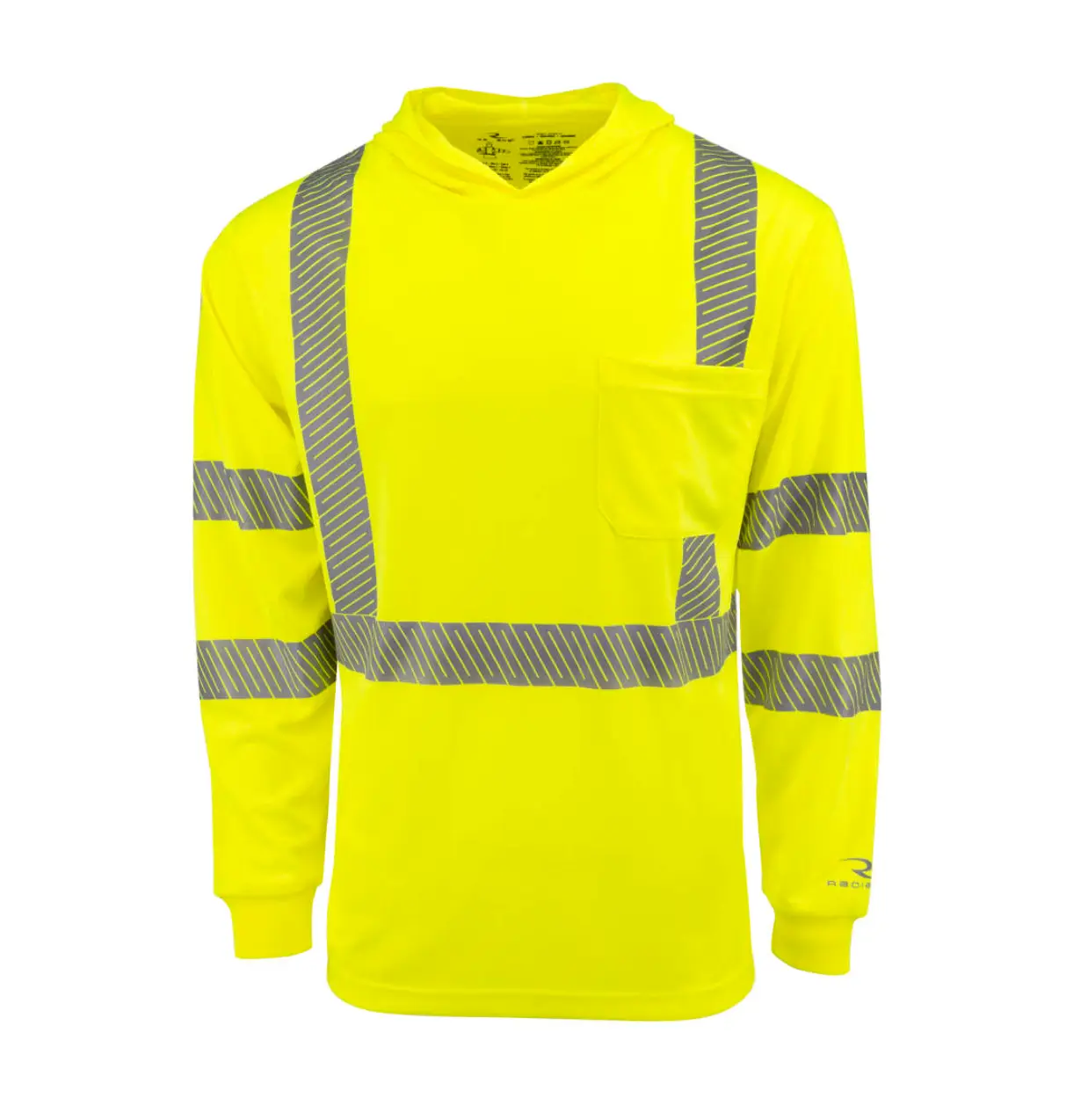 Radians, ST61-3 Hooded Type R Class 3 Mesh Long Sleeve w/ UV Protection: RAD-ST61-3